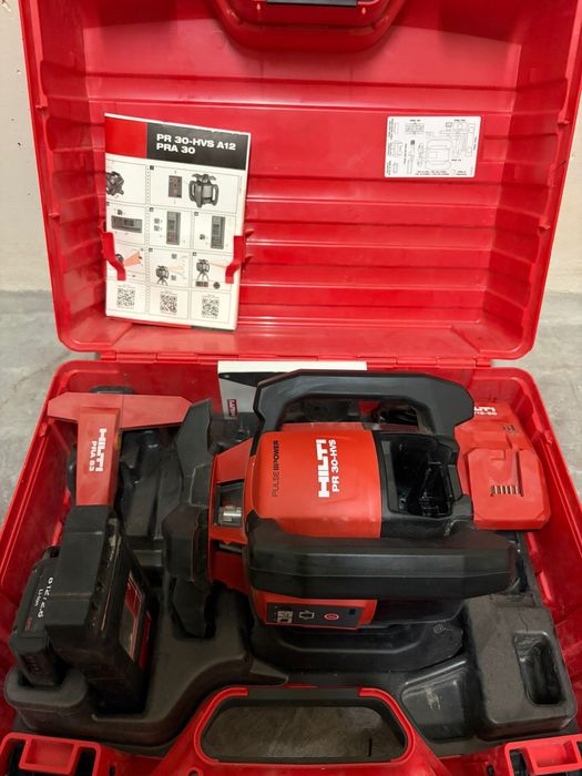 HILTI PR 30-HVS A12 – Kit Profissional Completo – Estado Impecável