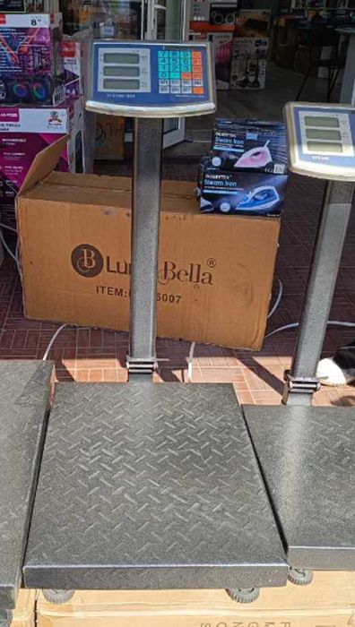 ваги електронні 300 кг підлогові бездротові платформа 50 х 40 акумулят