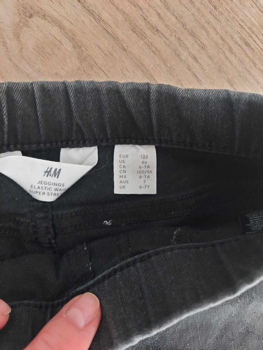 Jeansy H&M r.122