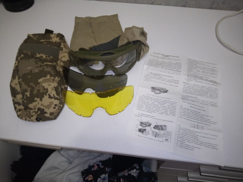 Окуляри - маска захисні балістичні TREVIX (Олива)