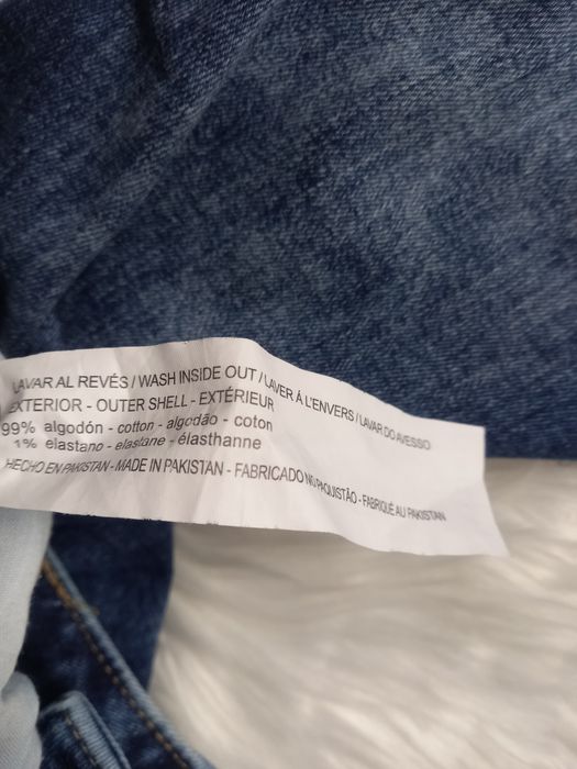 Spodnie meskie  jeans przetarcia Black Label M roz 38 Mex 30 rurki