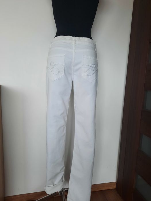 Escada sport jeansy kryształki swarovski 100% oryginalne! roz S/M