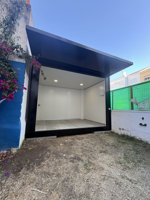 Módulo pré-fabricado - estúdio de jardim
