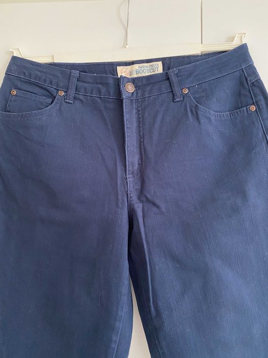 NOWE granatowe nowe spodnie Bootcut rozm 42