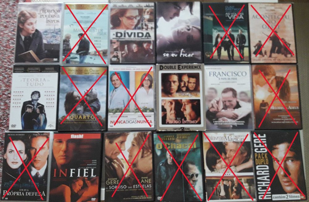 DVD's - Vários - como novos