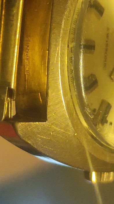 Invicta Electronic Swissonic zegarek męski pozłacany