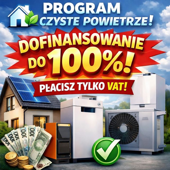 Zestaw, Czyste Powietrze, fotowoltaika, kocioł, piec, pompa, ociepleni