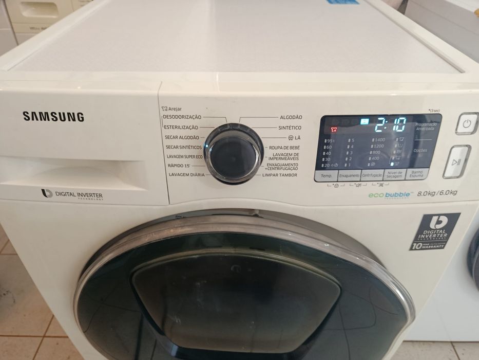 Maquina lavar e secar