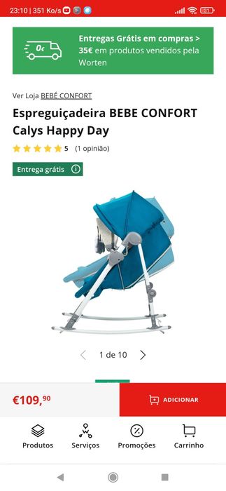 Espreguiçadeira BEBE CONFORT Calys Happy Day