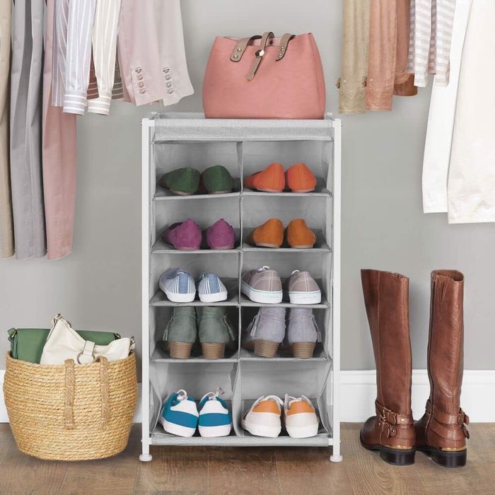 Regał Organizer na buty Szary