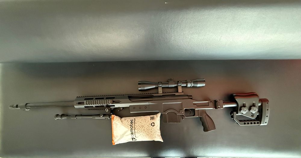 Дитяча гвинтівка з оптикою і сошками