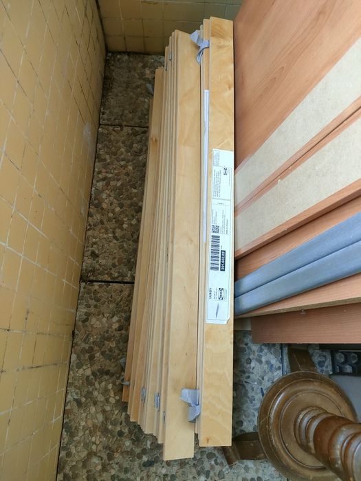 2 estrados de ripas LURÖY 80x200 cm