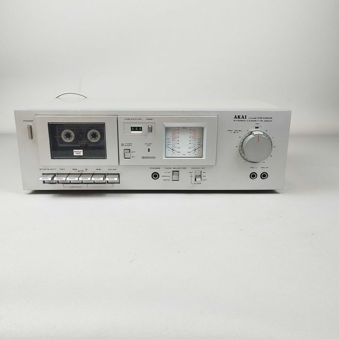 Magnetofon kasetowy DECK - Akai CS-M01A ładny stan 1980 rok Vintage
