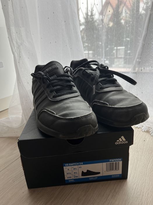 czarnebuty buty adidas sznurowane 37 1/3