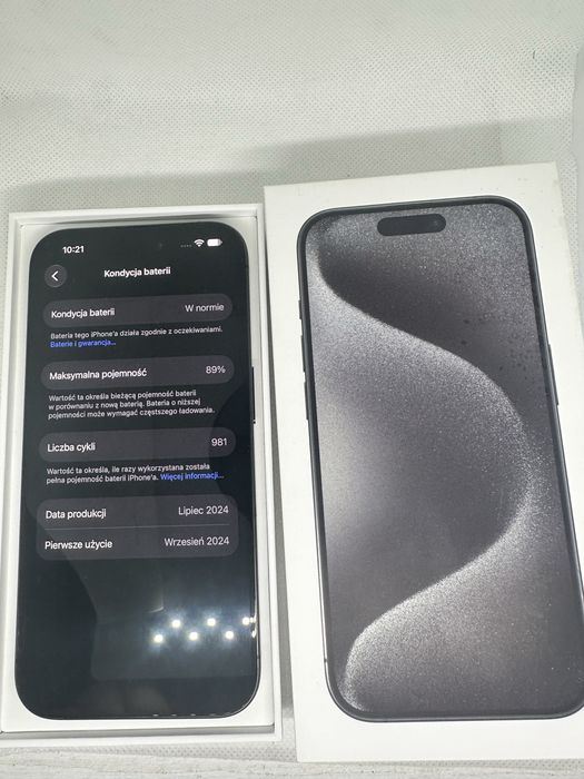 iPhone 15 pro 89 kondycji