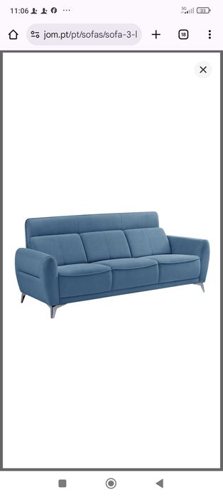 Conjunto de sofás só com 2 meses de uso muito bonitos e confortáveis