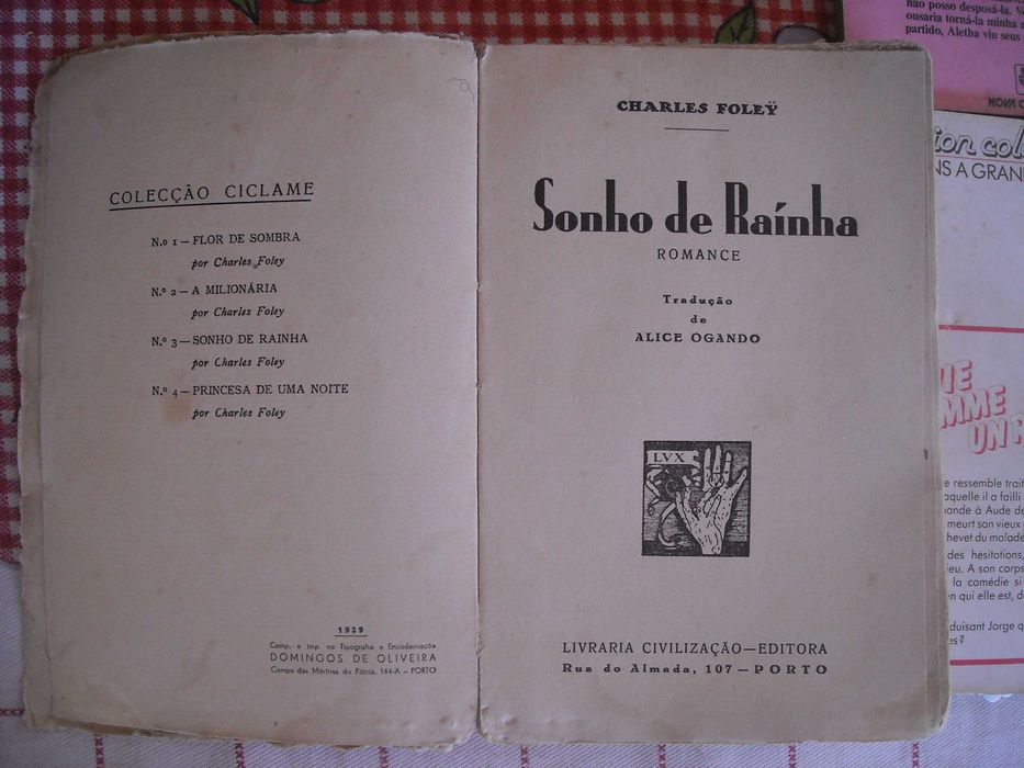 Livros antigos coleccao Flor / Colombine / Ciclame / Barbara Cartland