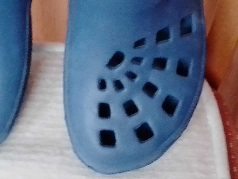 Granatowe lekkie klapki typu Crocs - rozmiar 41-42 / 26 cm - bdb !!
