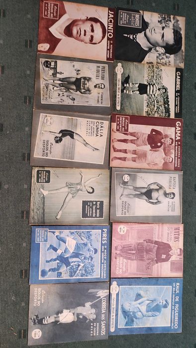 Revistas Coleção Ídolos do Desporto - cada 5 €