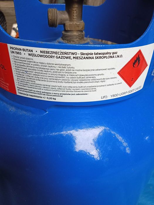 Butla do gazu GASPOL
