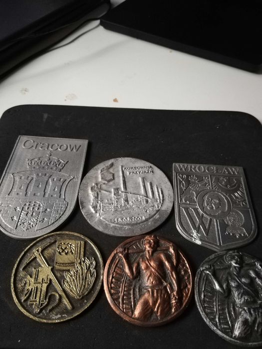 rycerze z cyny i inne medale zwiazabe z gornictwem