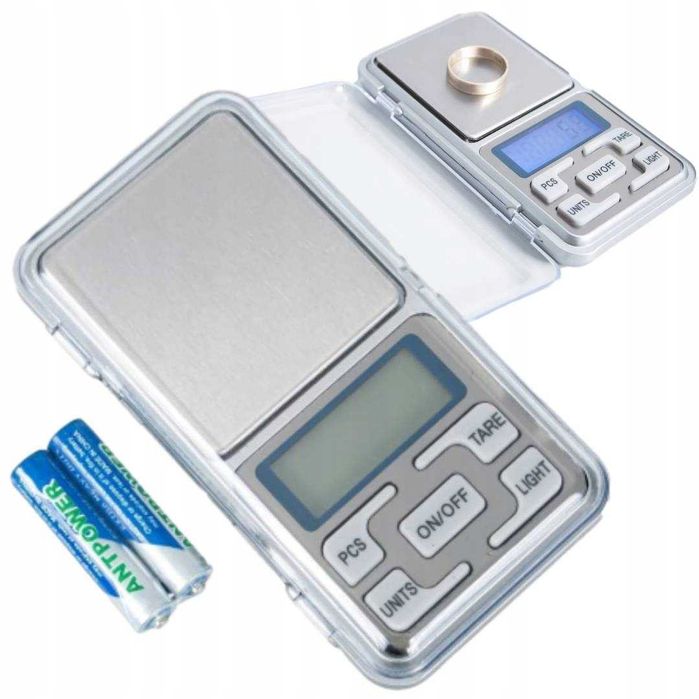 WAGA jubilerska ELEKTRONICZNA KIESZONKOWA 500g nowa zapakowana wapienn