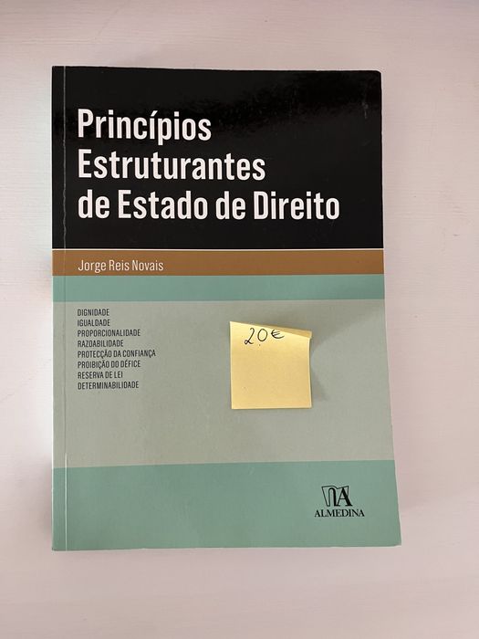 Princípios Estruturantes do estado de direito - FDUL