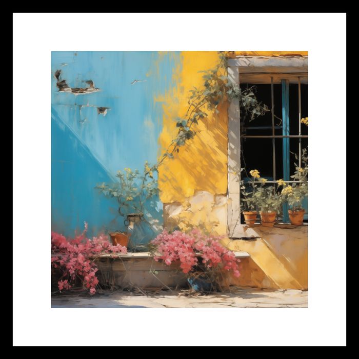 Plakat 30x30cm Słoneczna Ulica