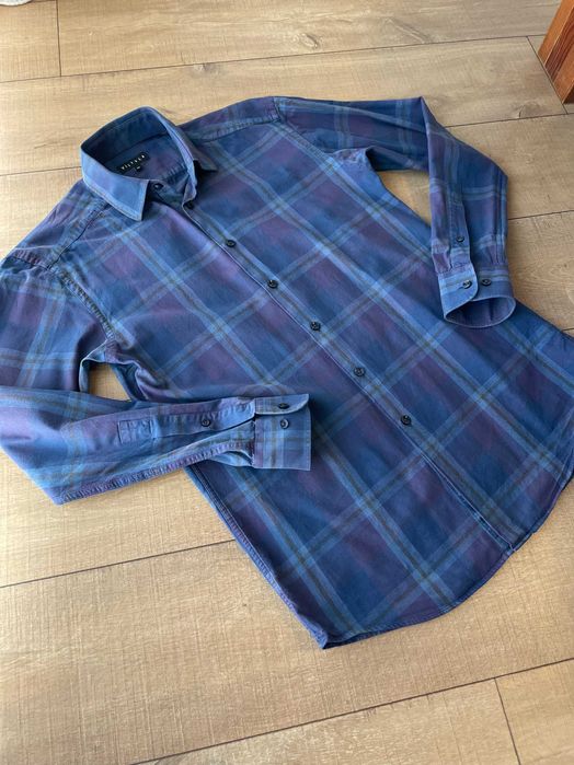 Koszula męska # krata # długi rękaw # bawełniana # Vistula