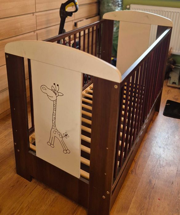 Łóżeczko drewniane KLUPŚ