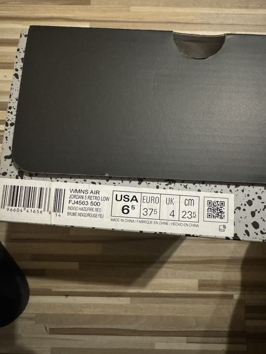 Jordan 5 retro low indigo 37.5cm 37 38cm nowe buty limitowane