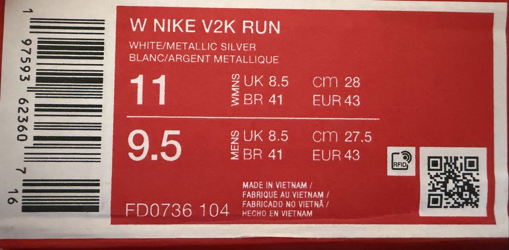 Кроссовки Nike V2K RUN, p. 43