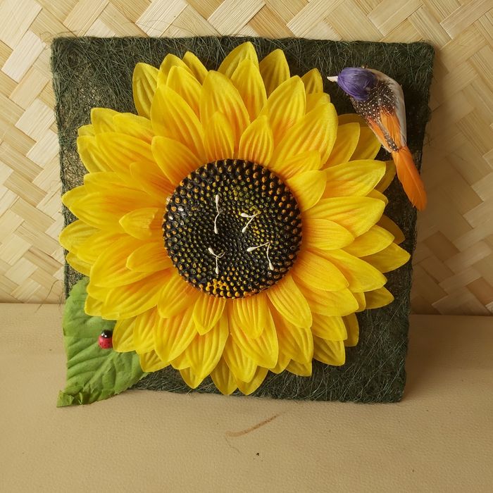 картины, панно интерьерные из цветов, 3D