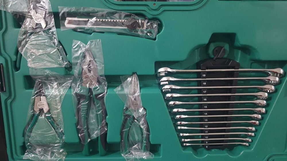 Conjunto de ferramentas 58 peças mecânicas métricas de 6 pontos