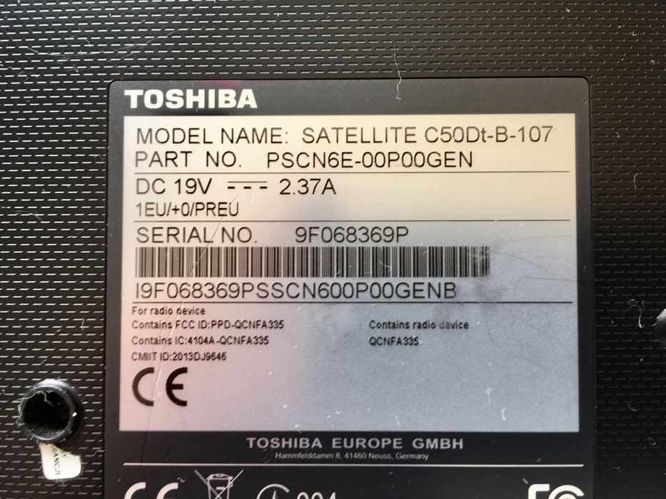 Toshiba Satellite C50Dt-B-107