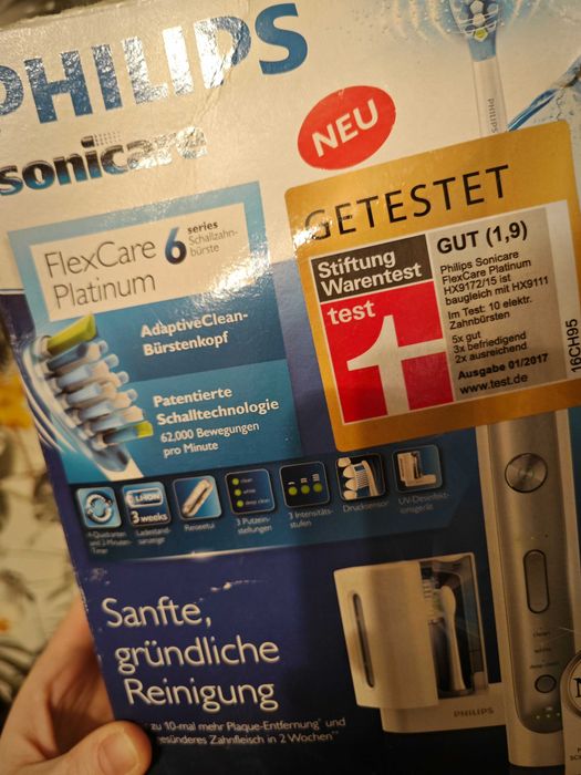 ładowarka Philips sonicare FlexCare 6 Platinum dezynfekcji etui
