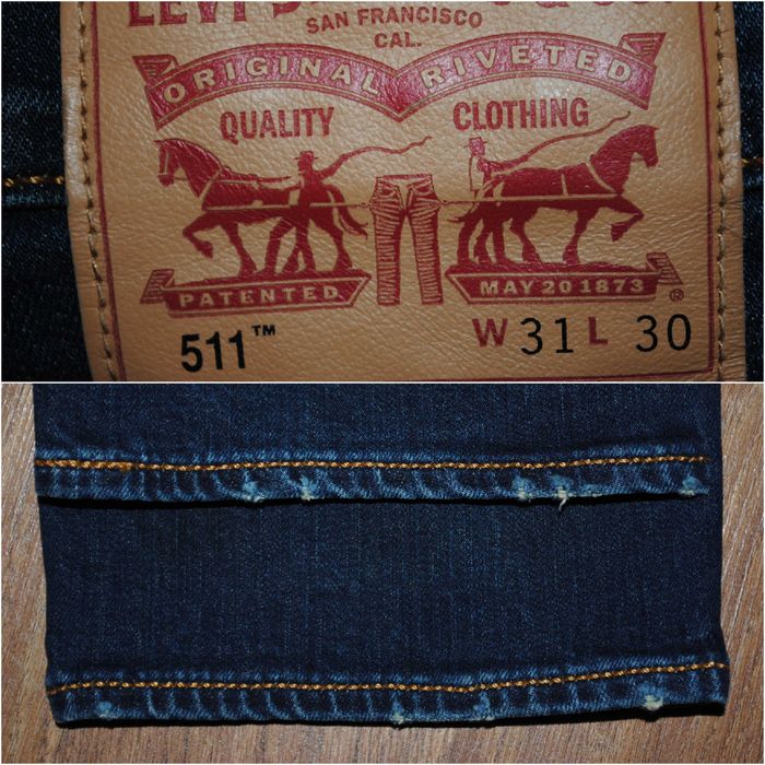 Джинсы Levis 511 31 30
