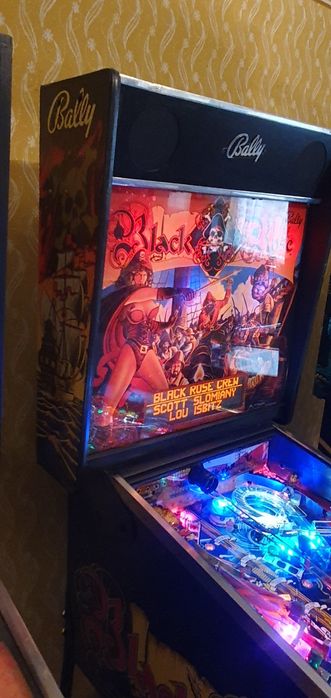 Flipper fliper pinball BLACK ROSE Bally Rezerwacja !!!