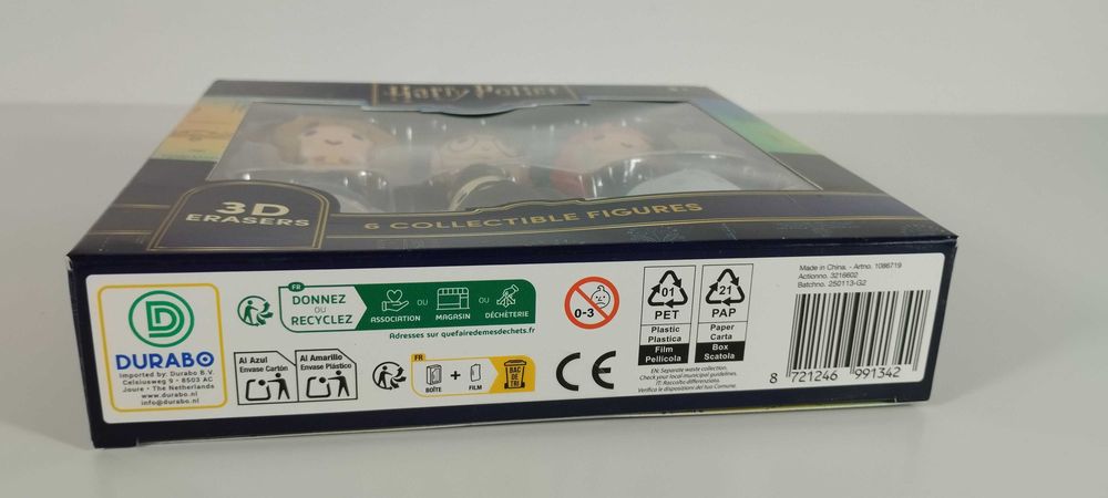 Harry Potter 6 Collectible Figures - 3D Erasers