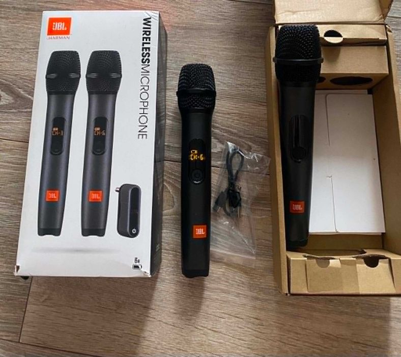 JBL Wireless Microphone 2 mikrofony bezprzewodowe z wyświetlaczem+ odbiornik