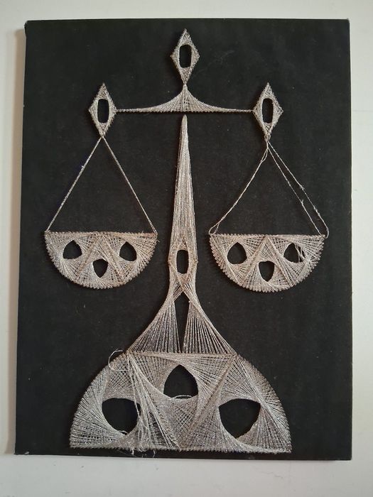Quadro String Art - BALANÇA