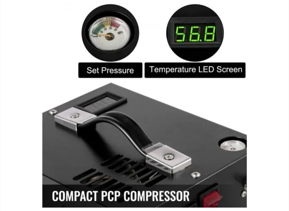Compressor de ar PCP VEVOR 12V DC, Compressor