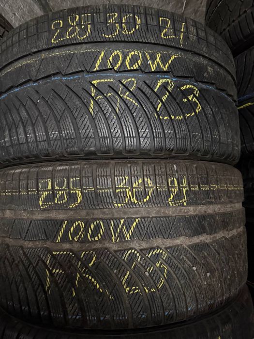 Шины БУ 285 30 R 21 Michelin Pilot Alpin 4 Пара Зима