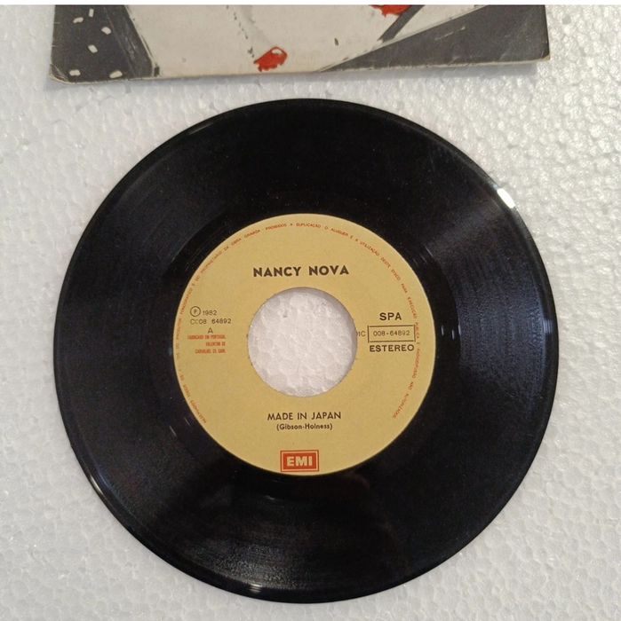 Disco Vinil Single 7'' 45 RPM Nancy Nova Made in Japan PT	1982 EMI