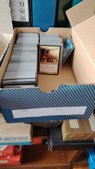 Vendo Coleção de cartas de magic URGENTE 2000€, 45140 mil cartas, 15148 únicas.