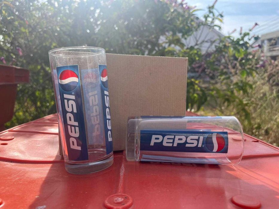 Copos Pepsi Vintage | Novos na caixa | Raros e colecionáveis
