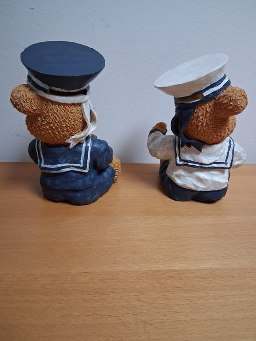 Par Ursos Marinheiros - Figuras Decorstivas - HAPPY DAY