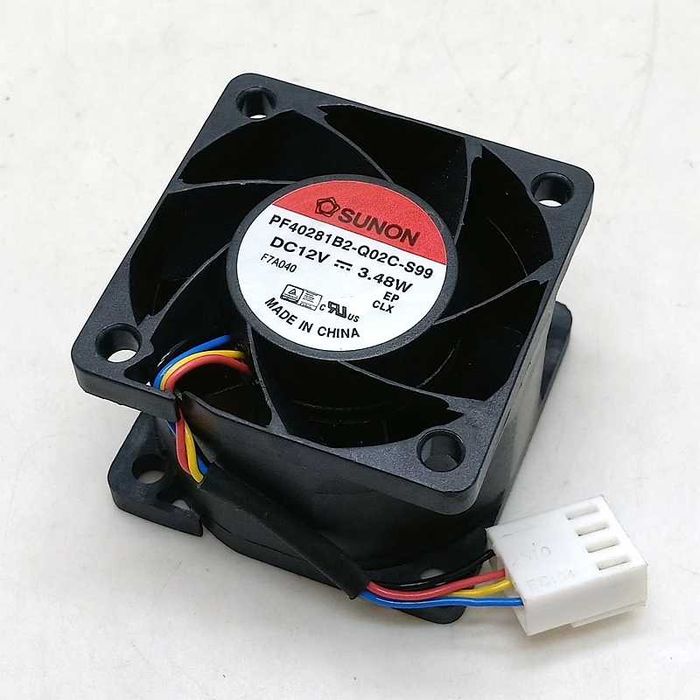 Ventoinha SUNON PF40281B4-Q06U-S99 – 12V DC, 40x40x28mm, 1.73W – Nova