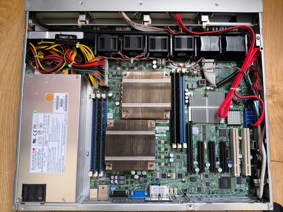 Serwer Supermicro 1U 2x Intel Xeon E5606 16GB RAM SSD 240GB