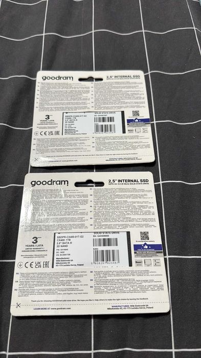 2x Goodram SSD 1TB (SEALED) €60 each64750734967554121